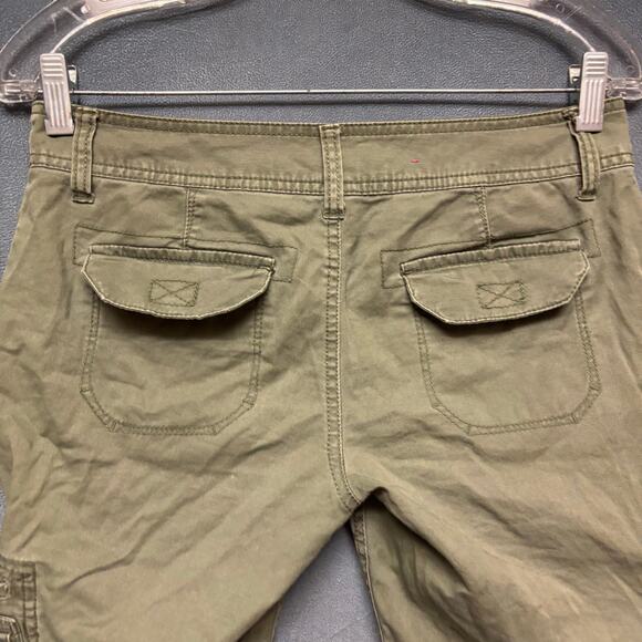 Mossimo Green Skinny Cargo Pants Women’s Size 3 Utility Pockets Military Skater - Picture 7 of 11